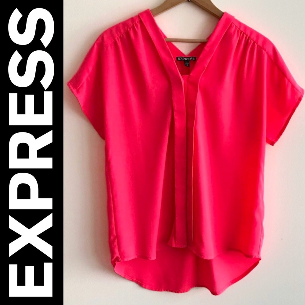 NWOT EXPRESS Hot Pink Top (S)